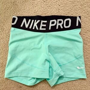 Nike Women's Athletic Shorts in Mint